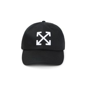 Off-White Black Cotton Baseball Cap - NWT